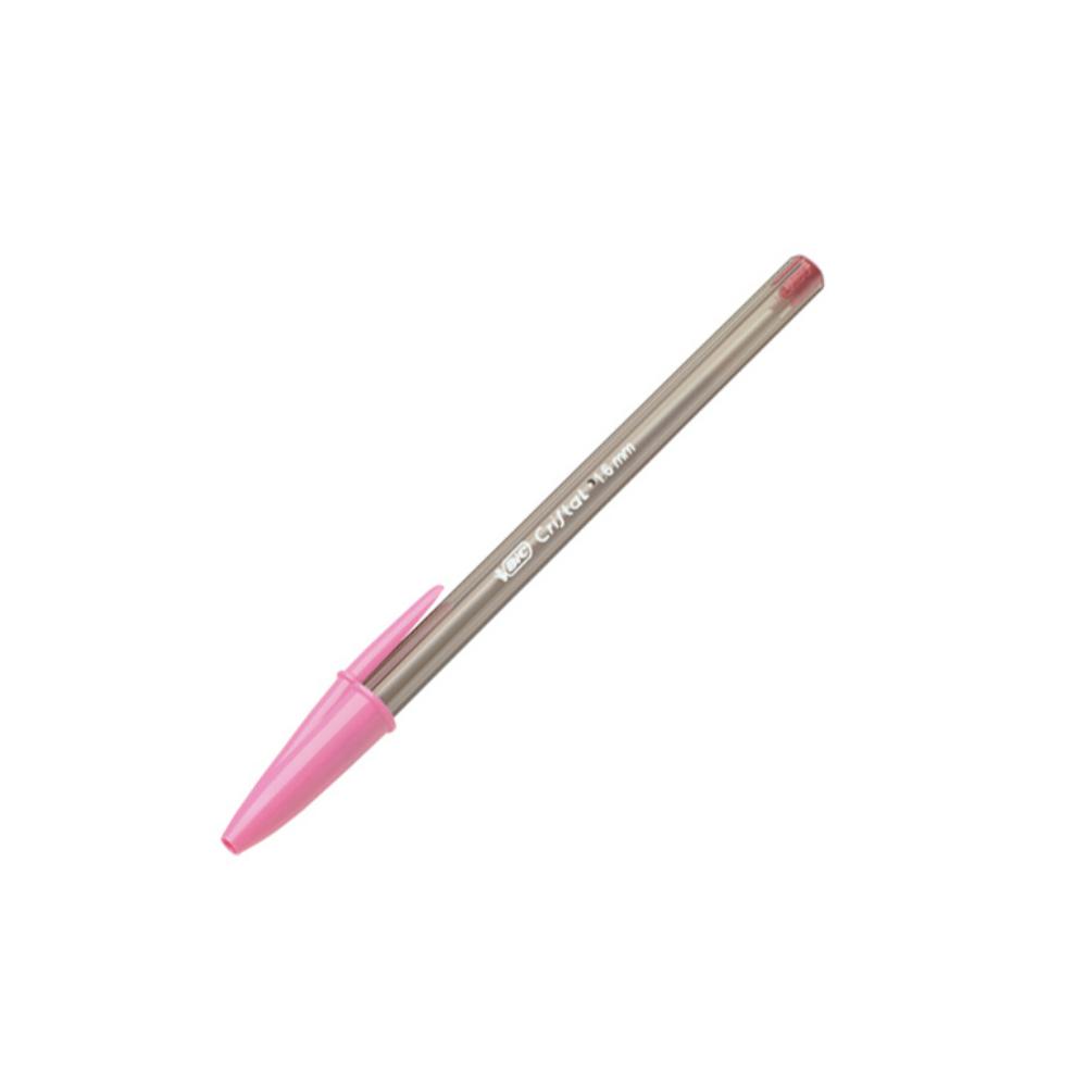 BOLÍGRAFO TINTA ACEITE BIC CRISTAL FUN ROSA