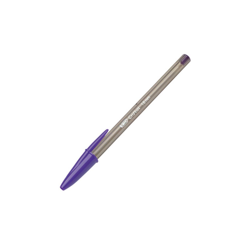BOLIGRAFO BIC CRISTAL FUN VIOLETA