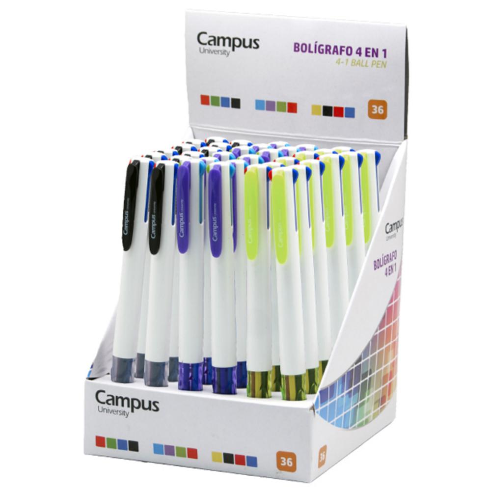 BOLIGRAFO CAMPUS 4 EN 1 EXP/36