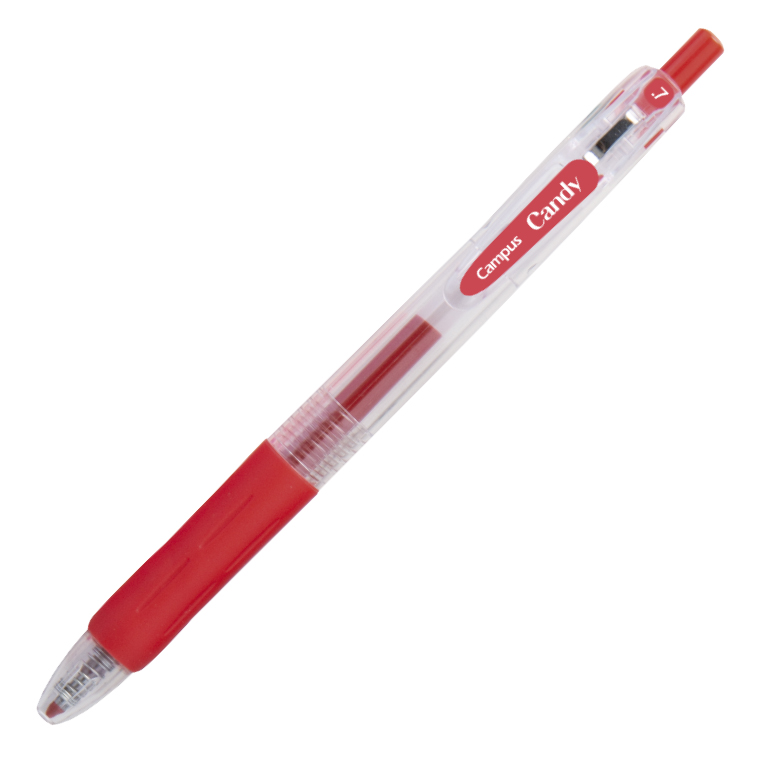 BOLÍGRAFO TINTA GEL CAMPUS CANDY ROJO