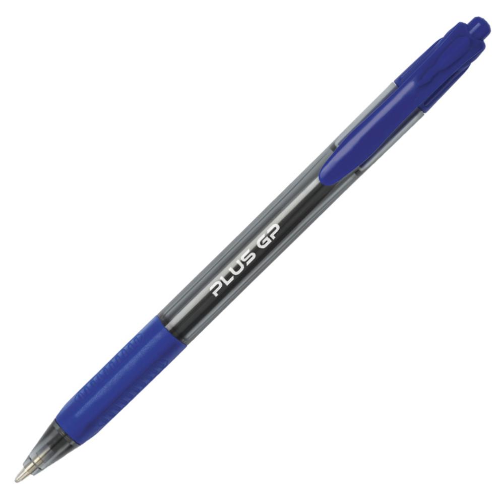 BOLIRAFO TINTA VISCOSIDAD EXTREMA PLUS OFFICE TRIO GP AZUL