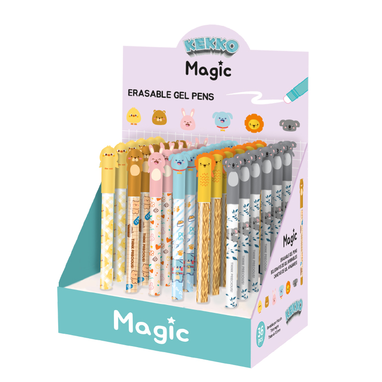 BOLIGRAFO KEKKO MAGIC ANIMALES 36u