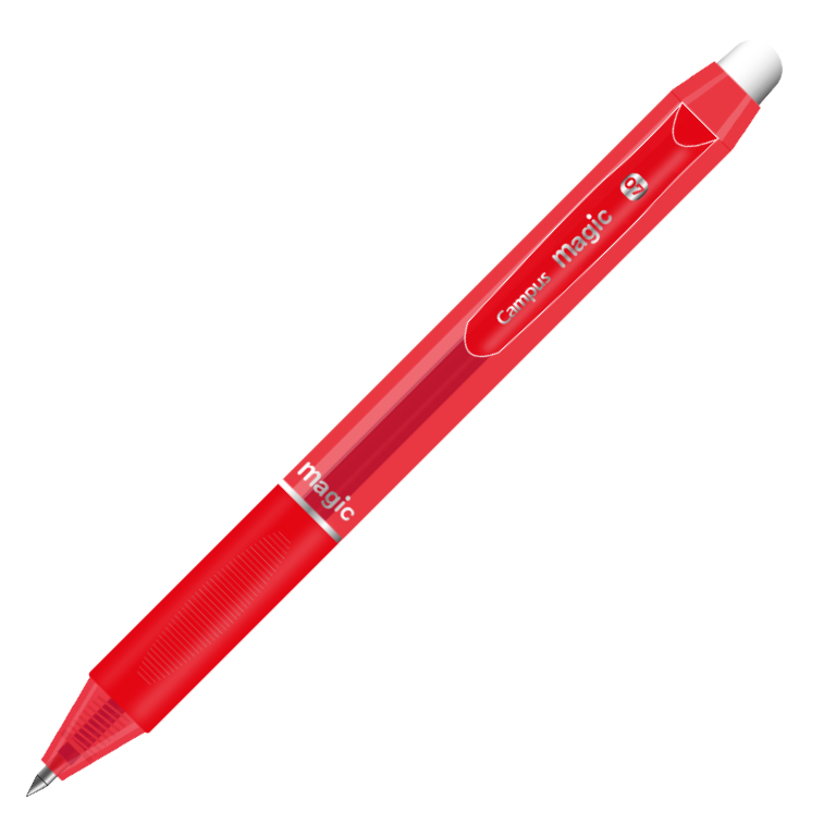 BOLÍGRAFO BORRABLE CAMPUS MAGIC TINTA GEL ROJO