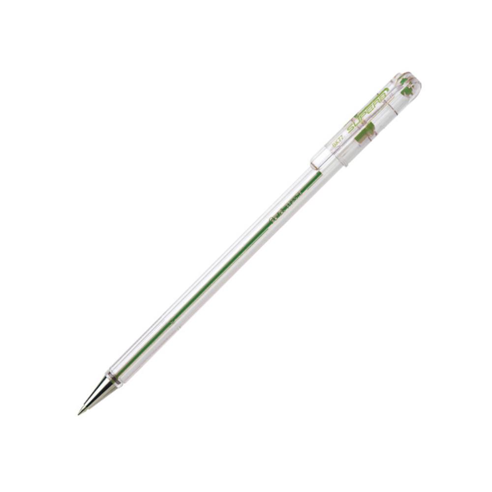 BOLÍGRAFO TINTA ACEITE PENTEL BK 77 VERDE