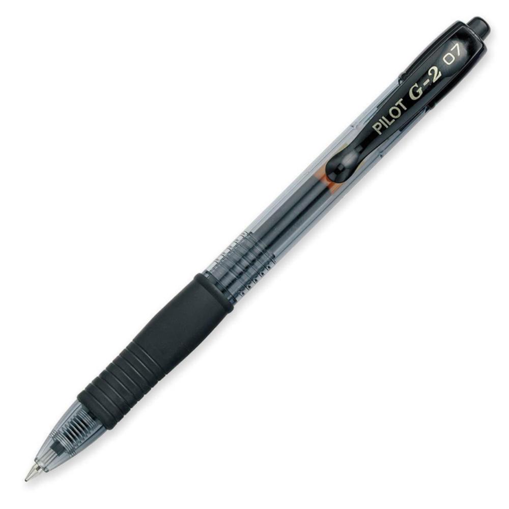 BOLÍGRAFO TINTA GEL PILOT G-2 NEGRO