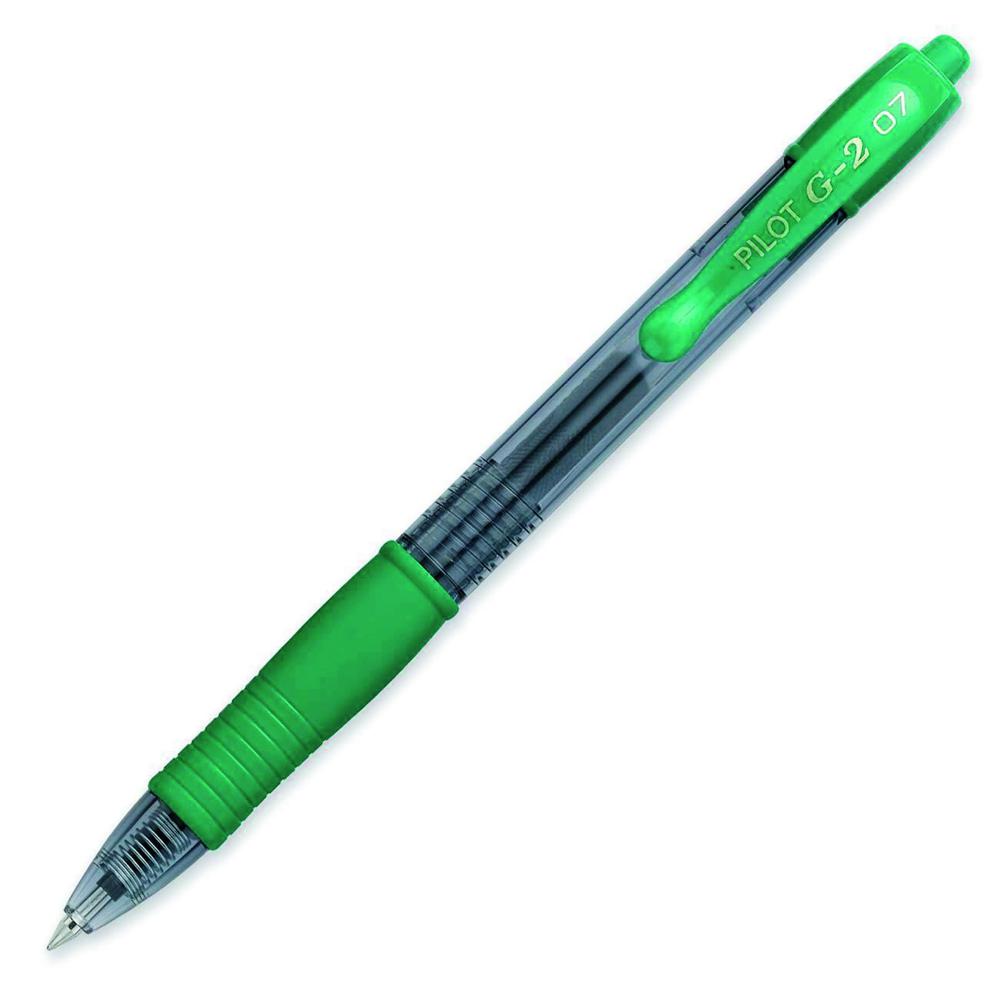 BOLÍGRAFO TINTA GEL PILOT G-2 VERDE