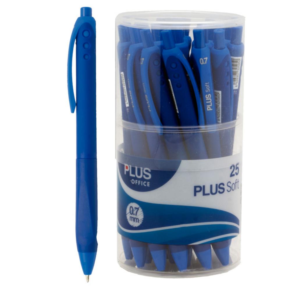 BOLIGRAFO PLUS SOFT 2 AZUL