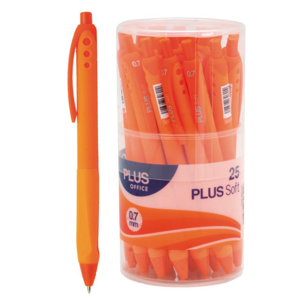 BOLIGRAFO PLUS SOFT 2 NARANJA