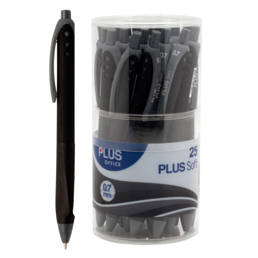 BOLIGRAFO PLUS SOFT 2 NEGRO