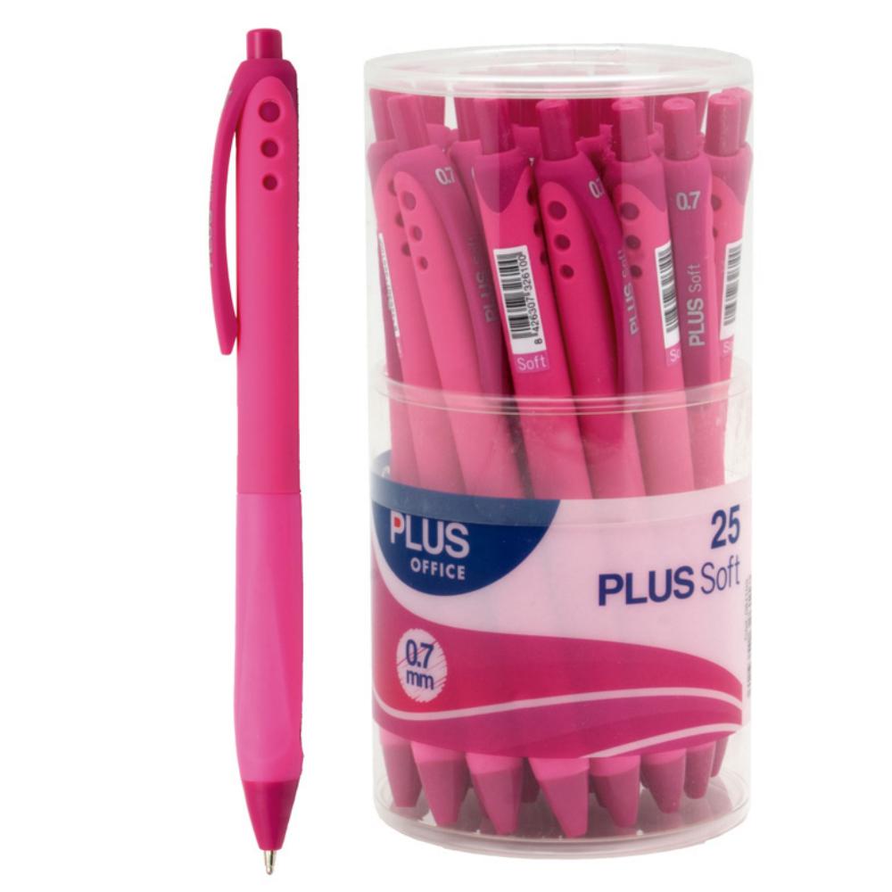 BOLIGRAFO PLUS SOFT 2 ROSA