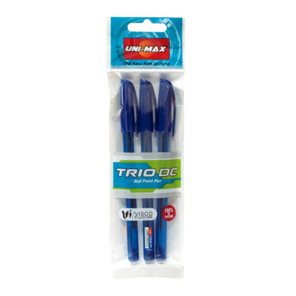 BOLIGRAFO UNIMAX TRIO B/3 AZUL