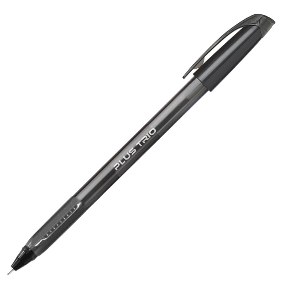 BOLIGRAFO TINTA FLUIDA VISCOSA PLUS OFFICE TRIO NEGRO