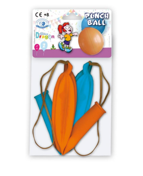 BOLSA 2 GLOBOS GIGANTES PUNCH BALLS MIX 1002