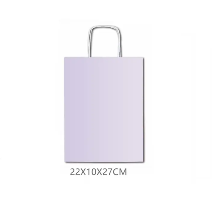 BOLSA ASA 27*22 LILA PASTEL 6498