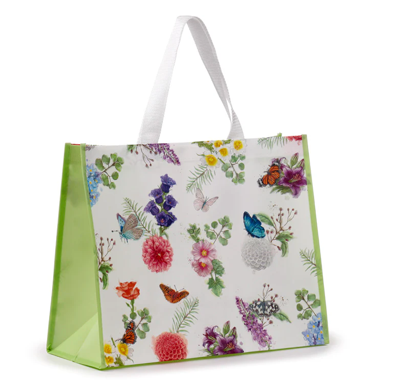 BOLSA DE COMPRA REUTILIZABLE MARIPOSAS