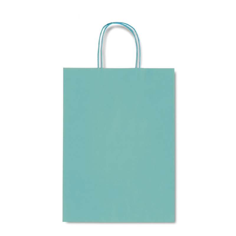 BOLSA PAPEL 774D VERDE AGUA 36X12X41CM