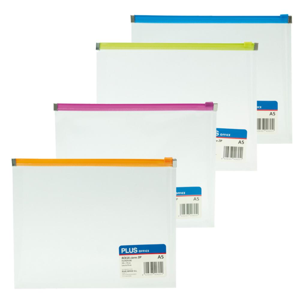 BOLSA PP CIERRE ZIP L/3CM A5