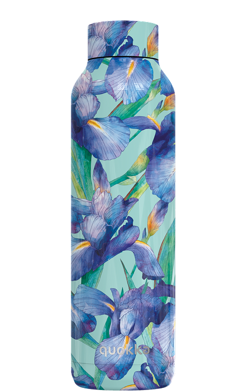 BOTELLA TERMO INOX. BLUE IRISES 630ML 12082