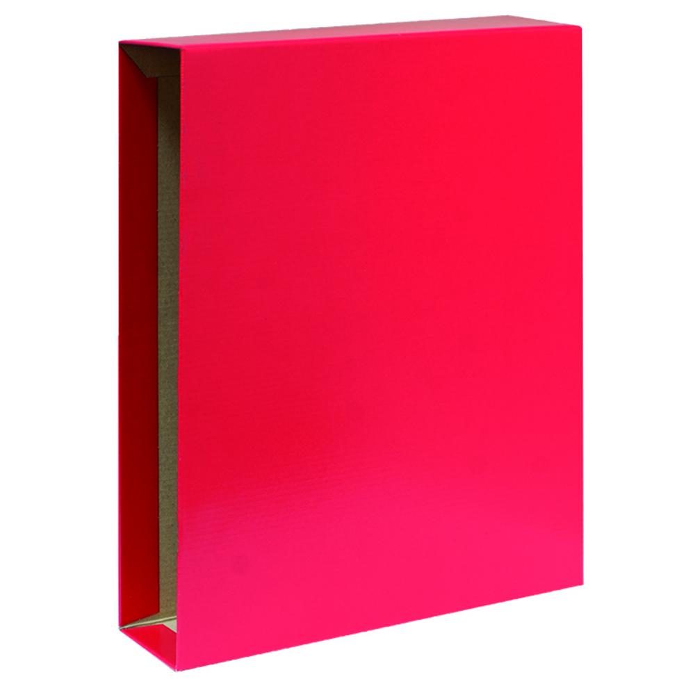 CAJA ARCHIVADOR F. MAKRO ROJO