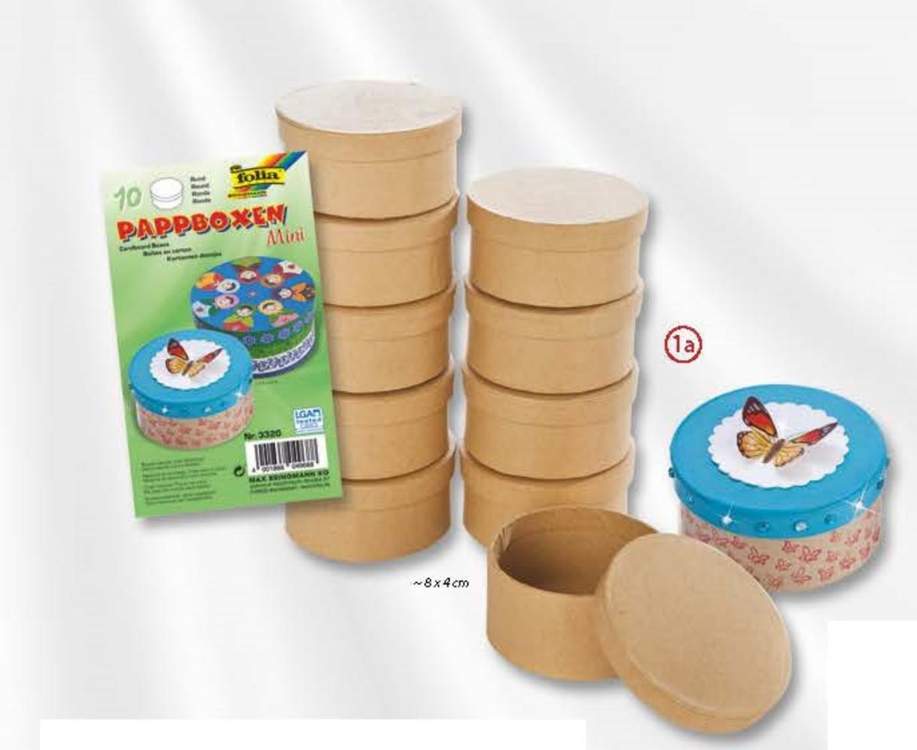 CAJAS FOLIA DECOR. REDOND P/10