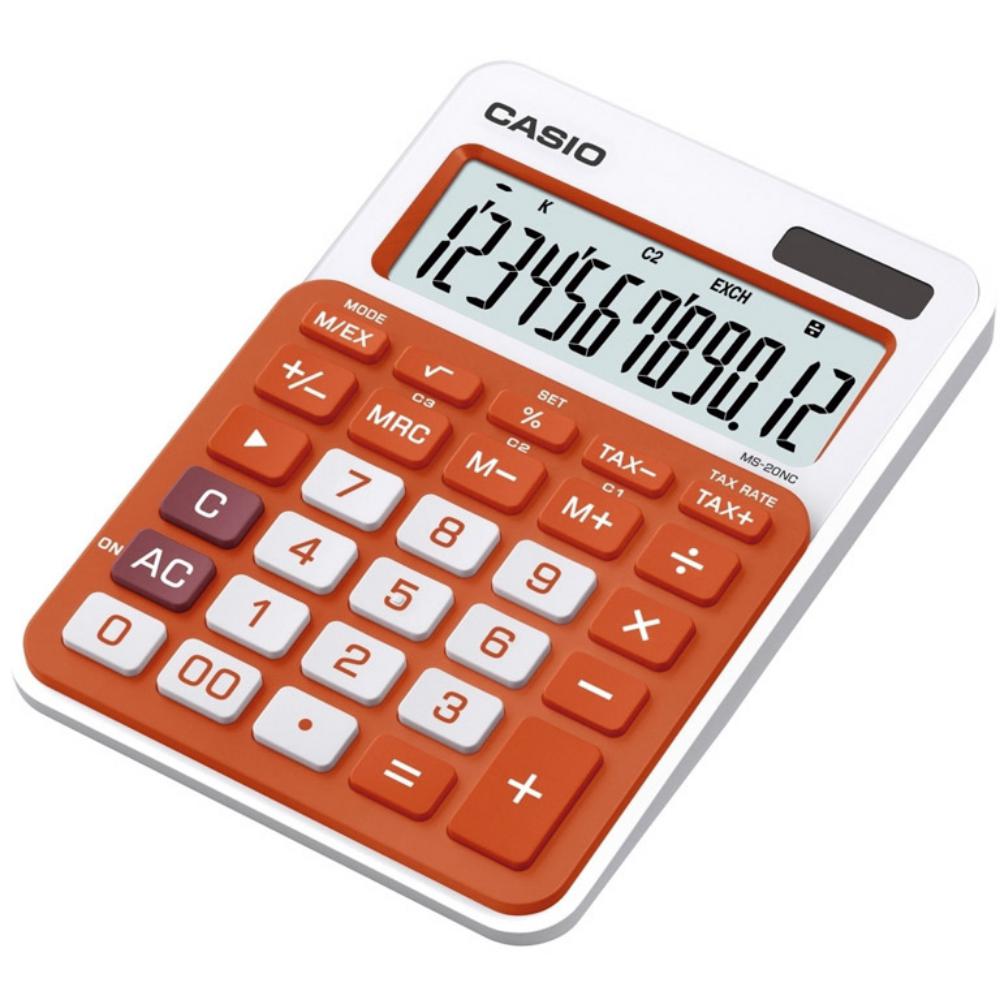 CALCULADORA CASIO MS20NC NARAN