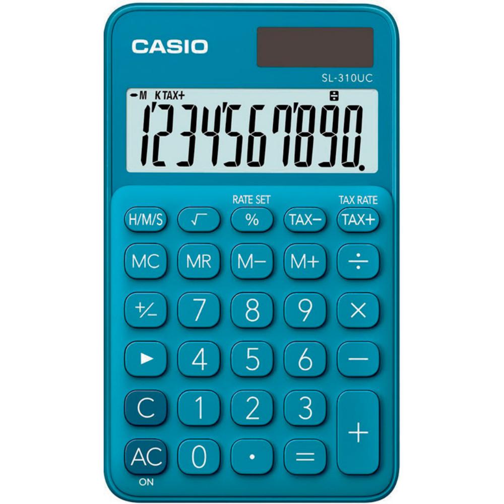 CALCULADORA CASIO SL310UC AZUL
