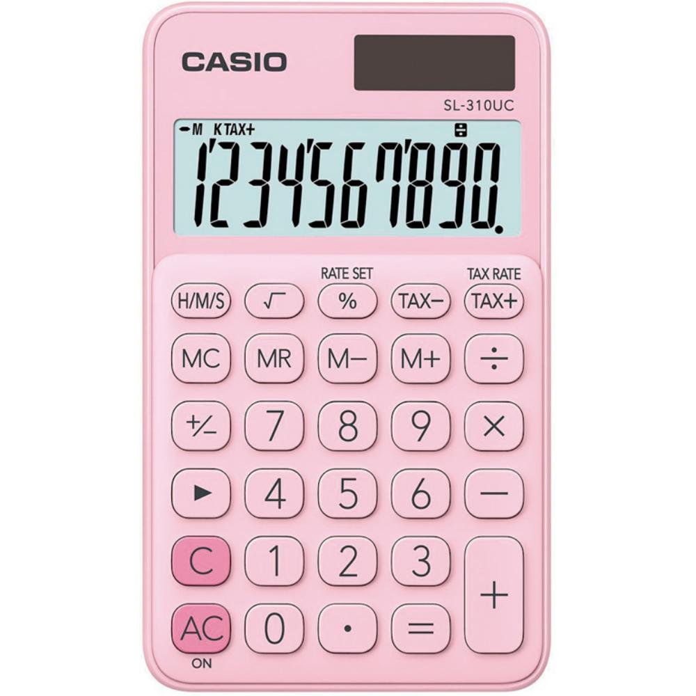 CALCULADORA CASIO SL310UC ROSA