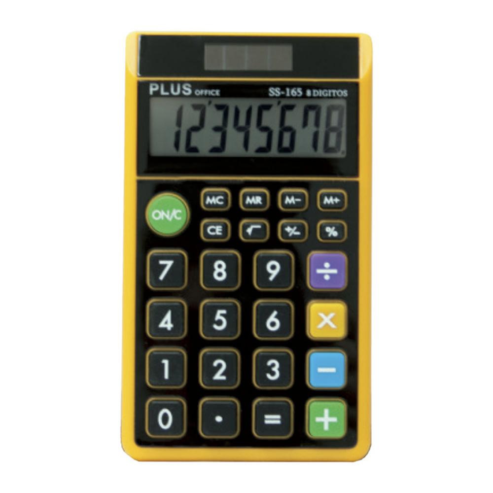 CALCULADORA PLUS OFFICE SS 165 NEGRO/NARANJA