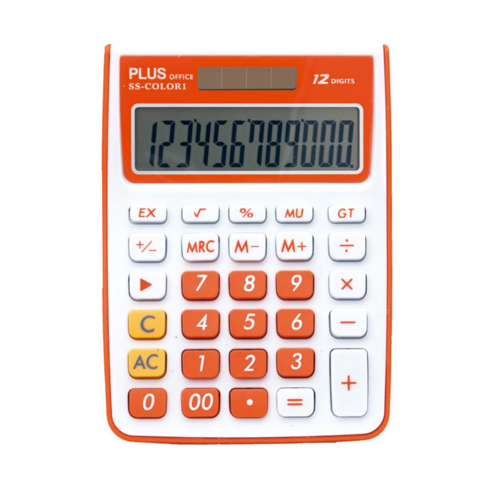CALCULADORA PLUS SS-COLOR NARANJA