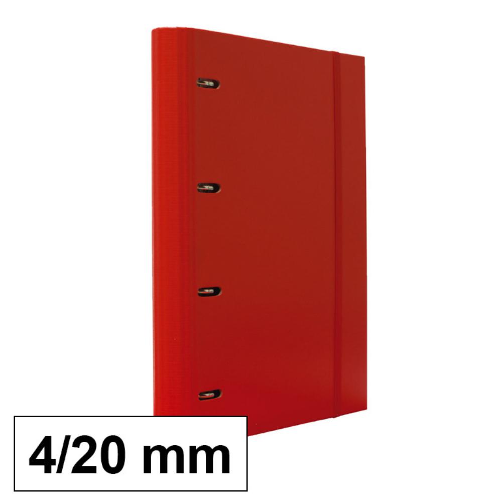CARPETA A4 4A/20 C/REPUES.ROJO