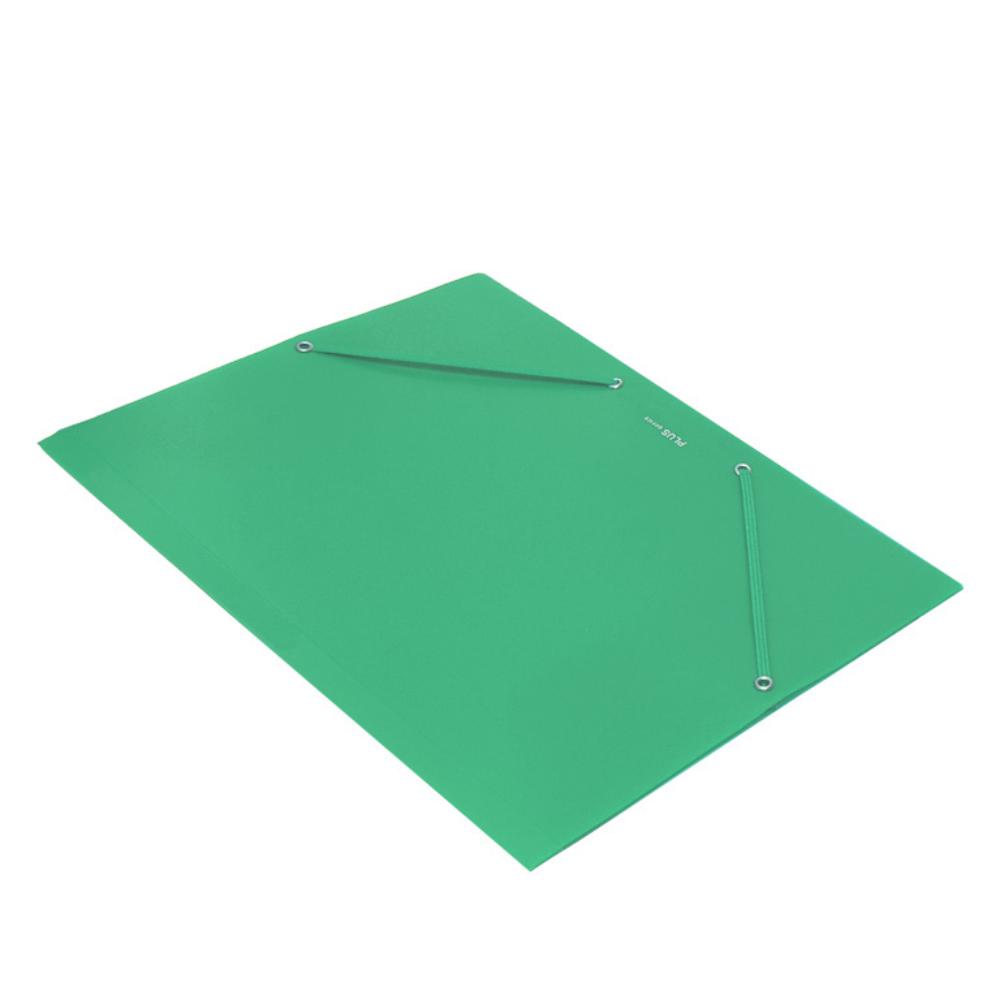 CARPETA A4 PP SOFT GOMA SOLAPA VERDE OSCURO
