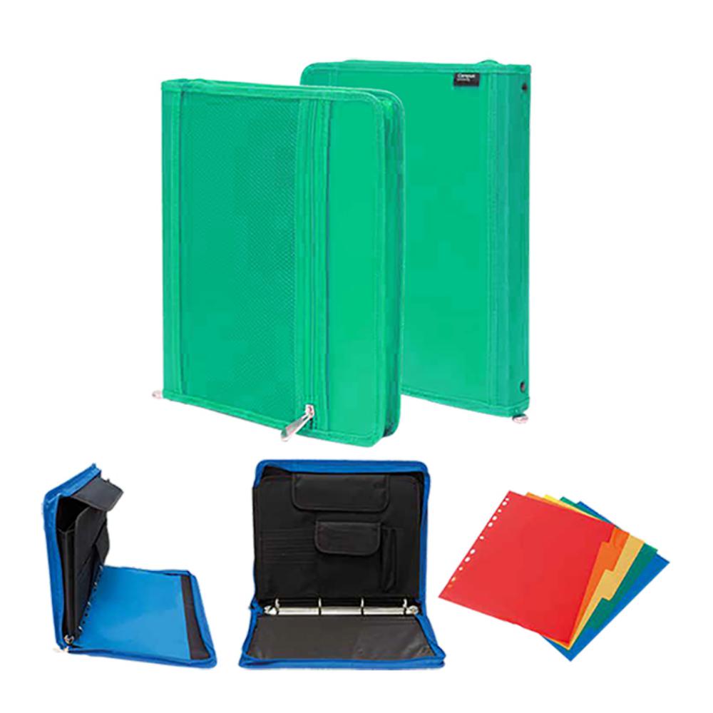 CARPETA CAMPUS A4 4A/30 CREMALLERA VERDE