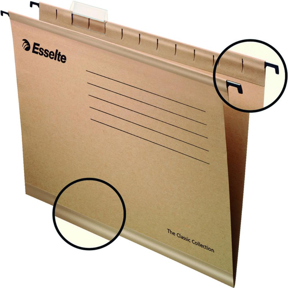 CARPETA COLGANTE ESSELTE Fº.PROL.KRAFT 50UD