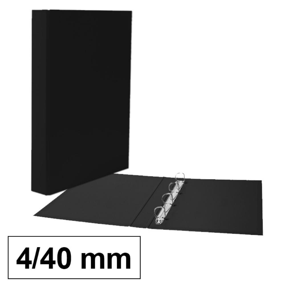 CARPETA F 4A/40 CARTON NEGRO