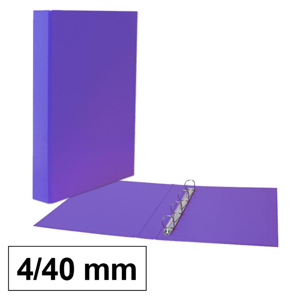 CARPETA F 4A/40 CARTON VIOLETA