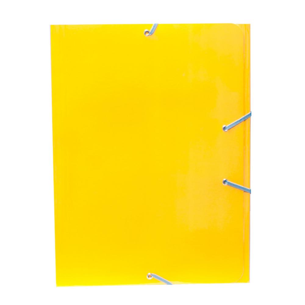CARPETA FOLIO CARTON G/S AMARILLA