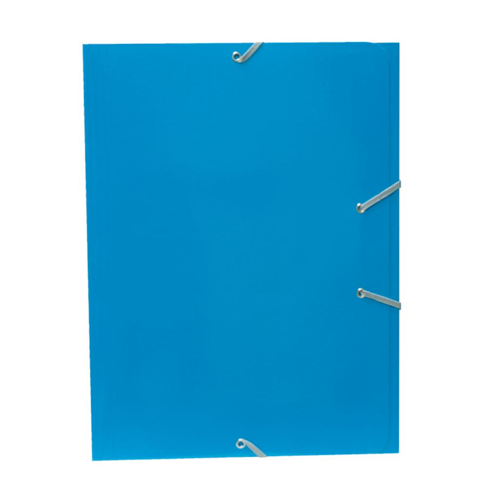 CARPETA FOLIO CARTON G/S AZUL CLARO