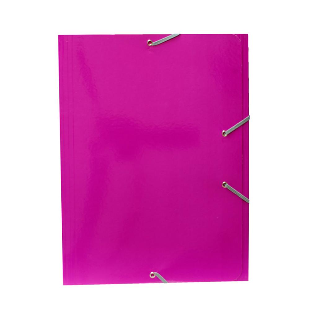 CARPETA FOLIO CARTON G/S ROSA