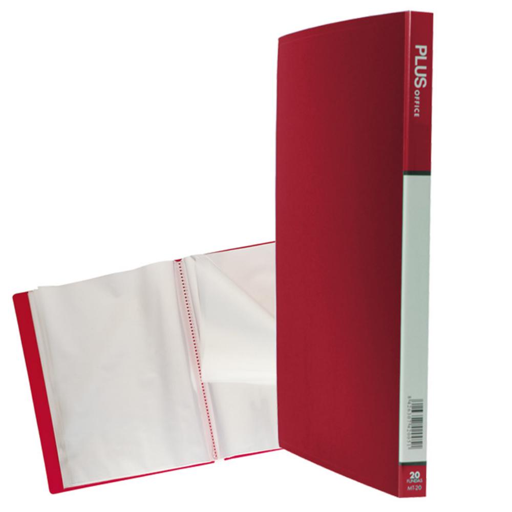 CARPETA MT20 RIGIDA 20F ROJO