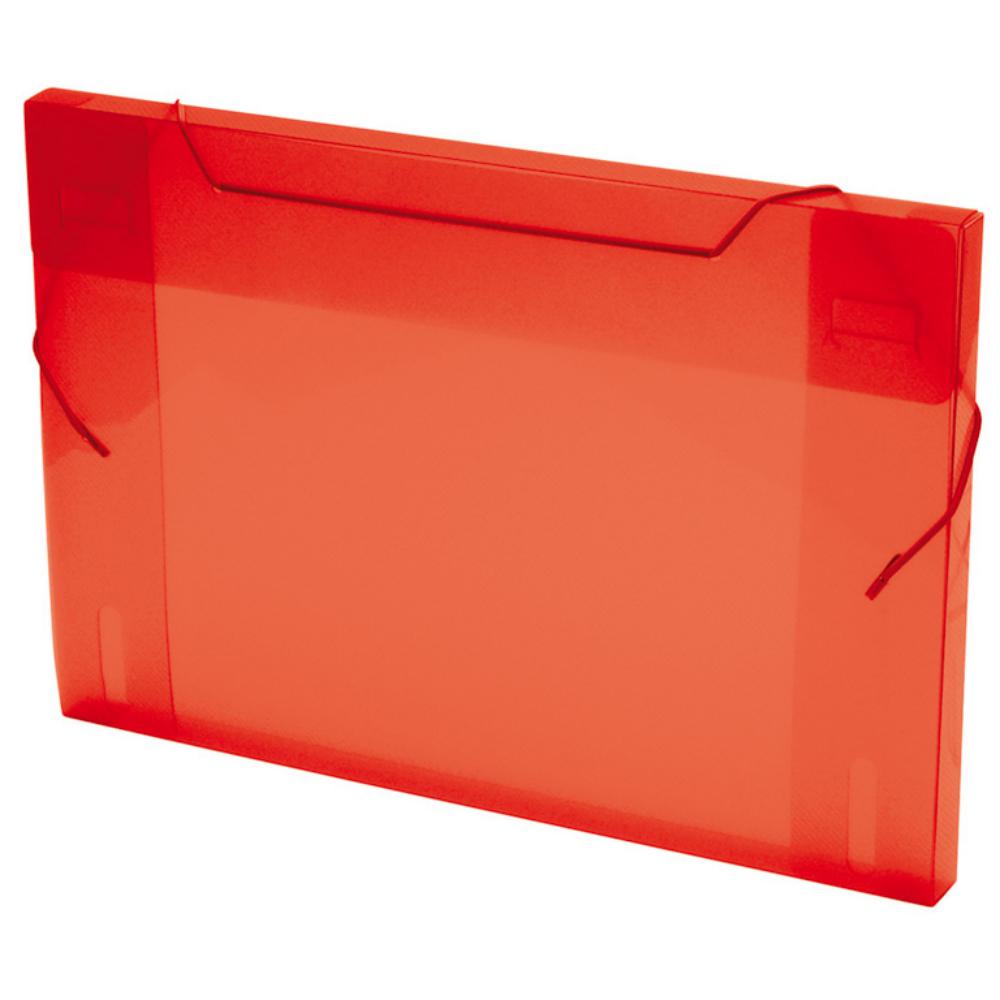 CARPETA PROYECTO 3cm.TRASLUCIDA ROJO