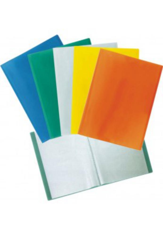 CARPETA TRASLUCIDA 30 FUNDAS NARANJA