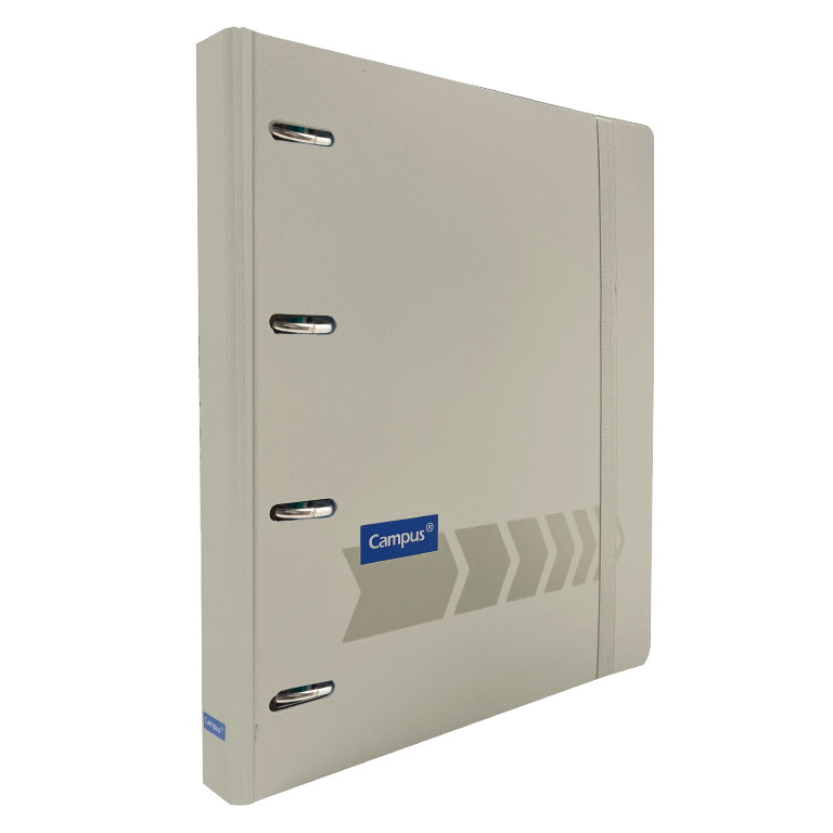 CARPETA RINGBOOK CAMPUS UNIVERSITY 4 ANILLAS+RECAMBIO BEIGE