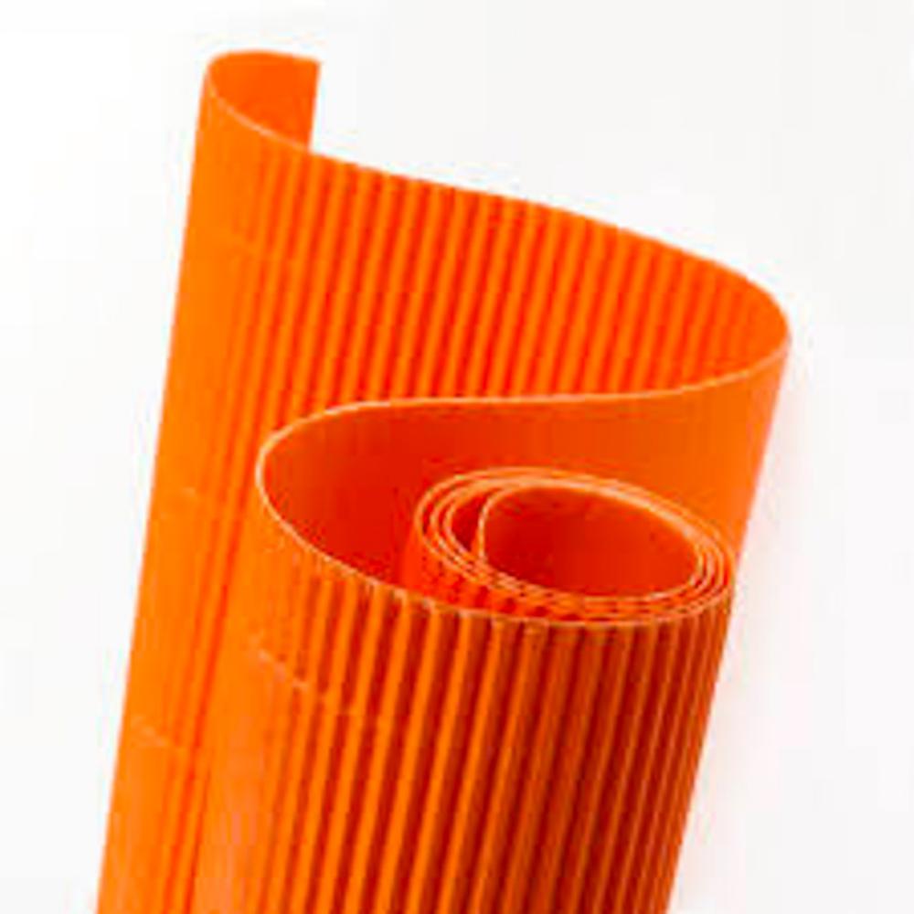 CARTON ONDULADO NARANJA P/5