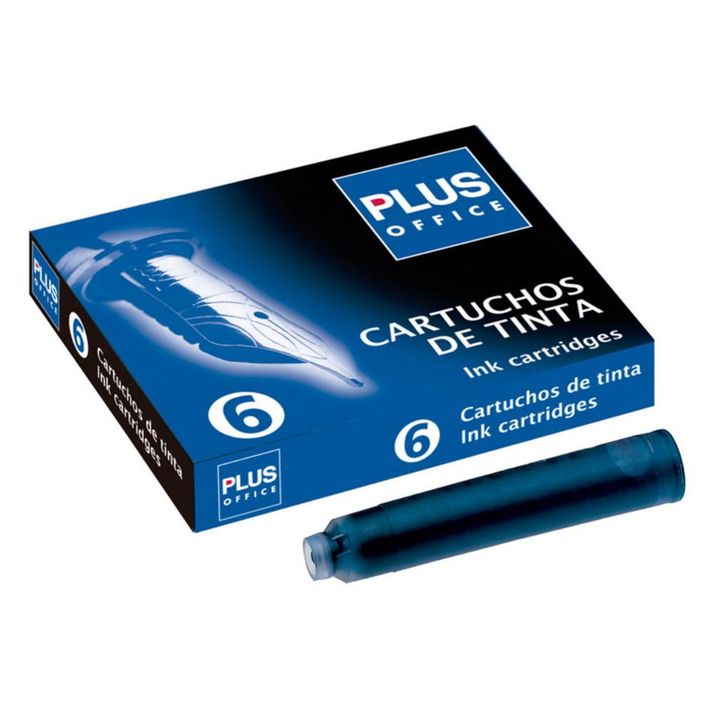 CARTUCHO PLUMA MAKRO AZUL /6 U