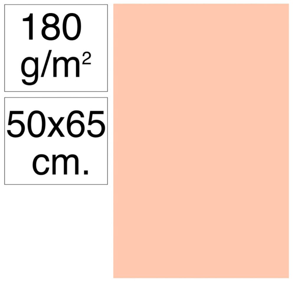 CARTULINA CAMPUS 50X65CM 180G CARNE 25UD