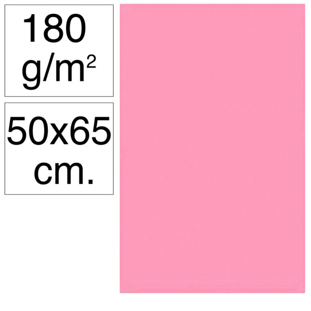 CARTULINA 50X65 180G ROSA CHICLE