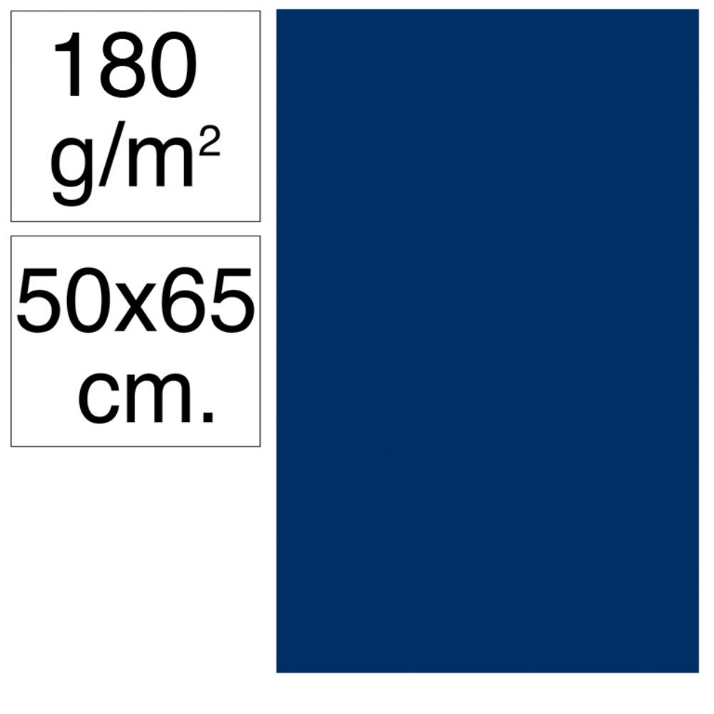 CARTULINA 50X65 180G ULTRAMAR 25UD
