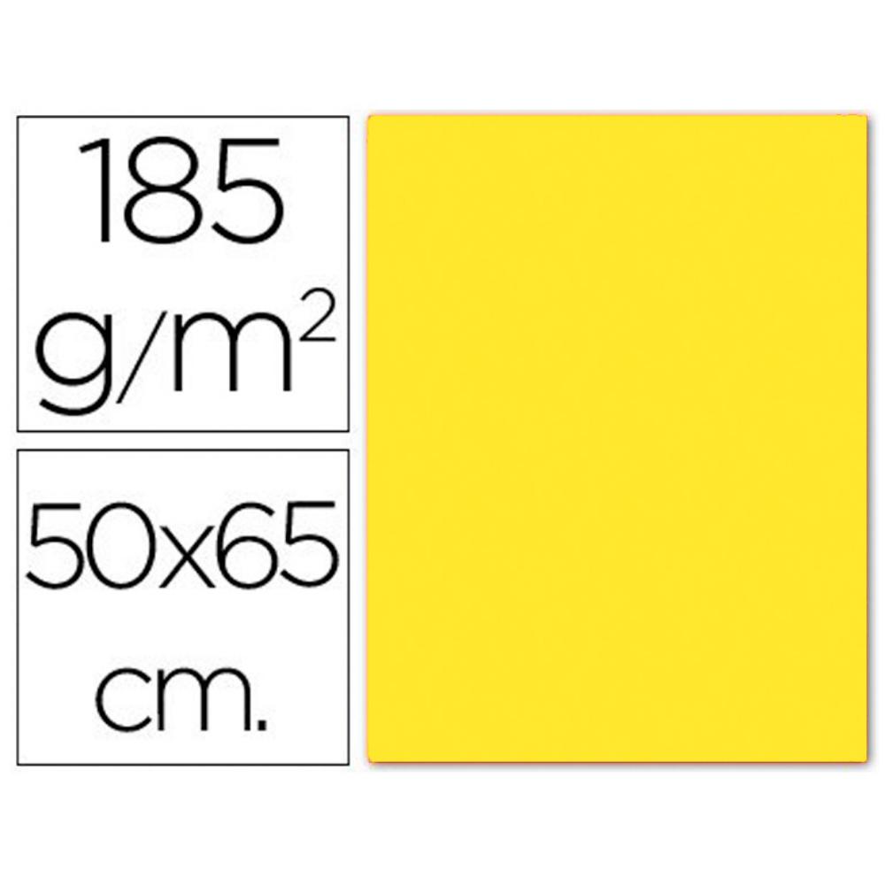 CARTULINA 50X65 GUARRO FLU.AMA