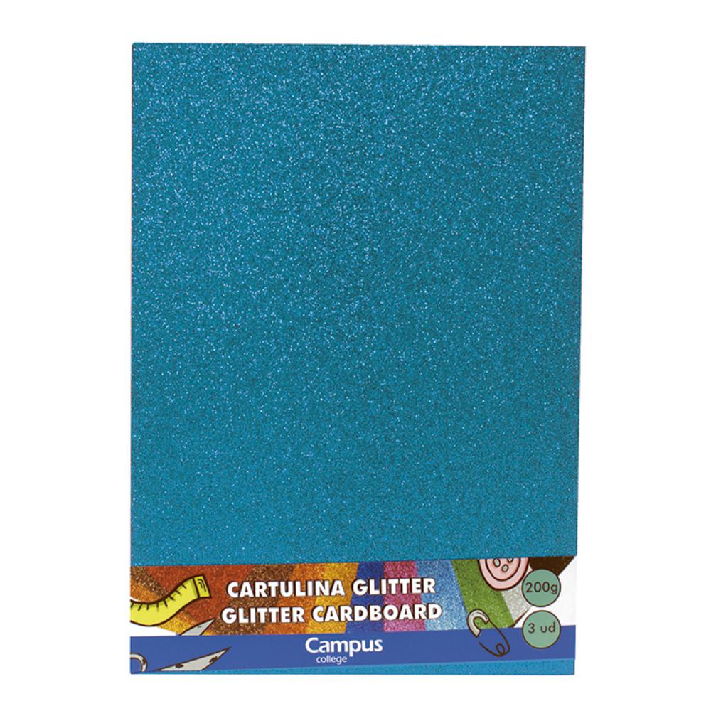 CARTULINA A4 MAKRO GLITTE AZ C