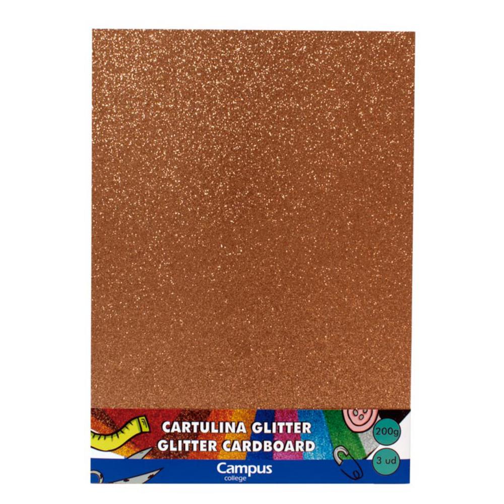 CARTULINA A4 MAKRO GLITTER MAR